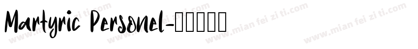 Martyric Personel字体转换